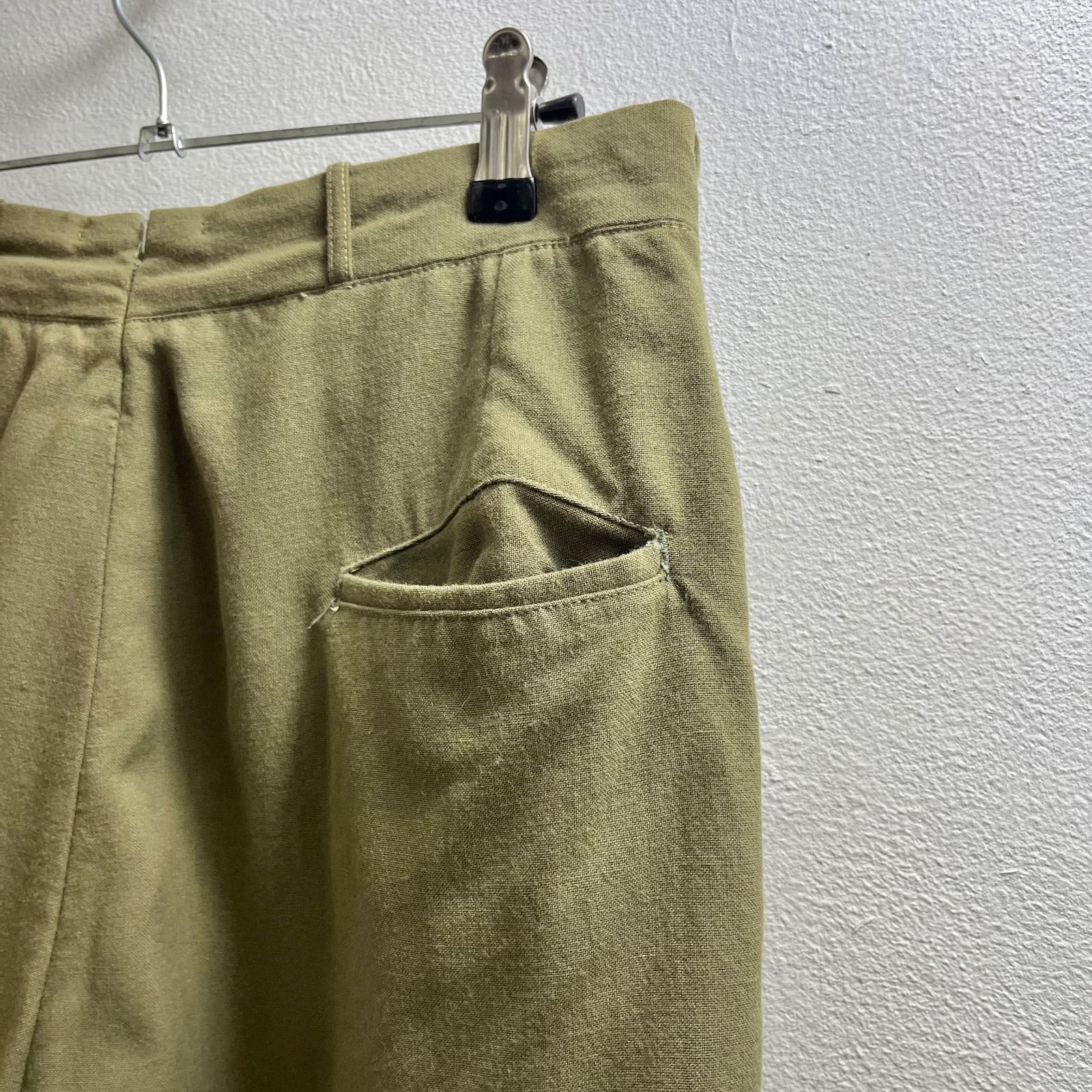 Europe 50s Vintage スラックス ギャバ レーヨン オールシーズン