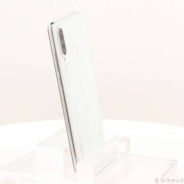 中古品〕 HUAWEI P30 lite 64GB パールホワイト HWU36 UQ mobile【352