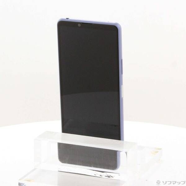 中古品〕 Xperia 10 III 128GB ブルー SO-52B docomoロック解除SIM