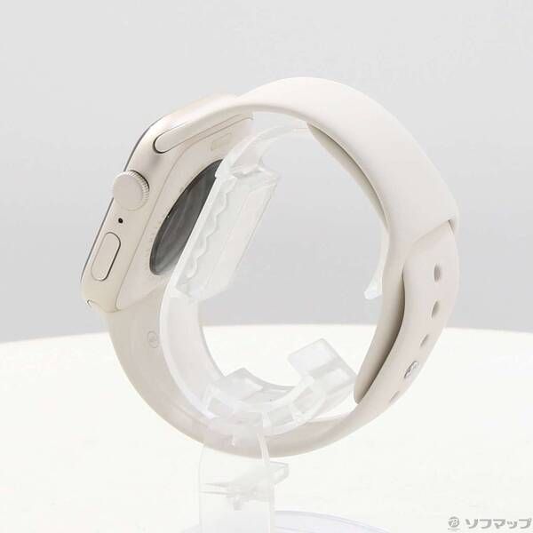 〔 品〕 Apple Watch SE 第3世代 GPS 44 mm スターライトアルミニウムケース スターライトスポーツバンド 377