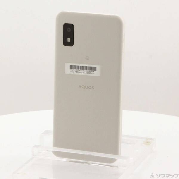 中古品〕 AQUOS wish2 64GB アイボリー A204SH Y!mobile SIMフリー
