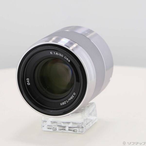 中古品〕 E 50mm F1.8 OSS SEL50F18 Eレンズ／シルバー【344】 - メルカリ