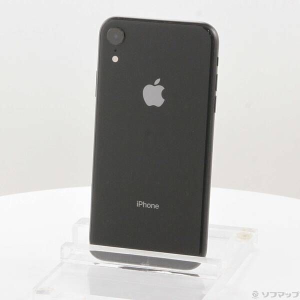 〔 品〕 iPhoneXR 64 GB ブラック MT 002 J A SIMフリー 247