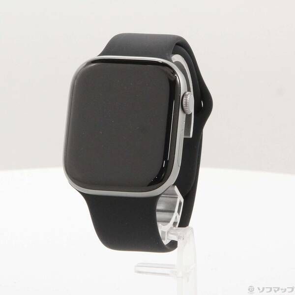 〔♥品〕 ♥品 Apple Watch Series 11 GPS 46 mm スペースグレイアルミニウムケース ブラックスポーツバンド 377