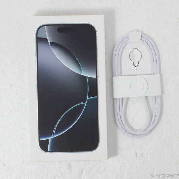 中古品〕 iPhone16 Pro 512GB ホワイトチタニウム MYN53J／A SIMフリー