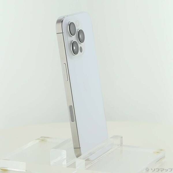 中古品〕 iPhone16 Pro 512GB ホワイトチタニウム MYN53J／A SIMフリー