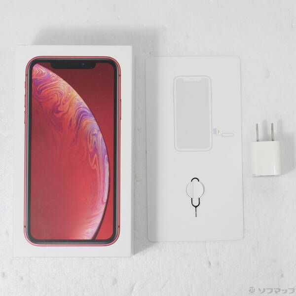 中古品〕 iPhoneXR 64GB プロダクトレッド MT062J／A SIMフリー【247