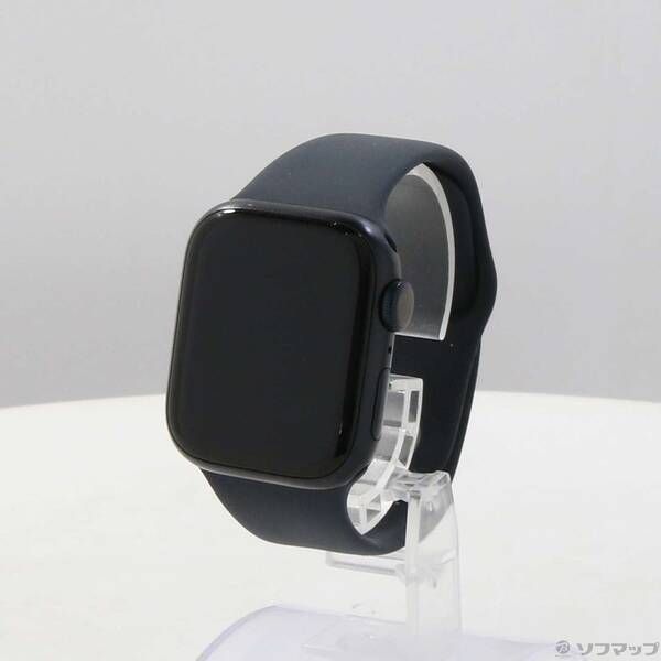〔 品〕 Apple Watch Series 9 GPS 41 mm ミッドナイトアルミニウムケース ミッドナイトスポーツバンド 377