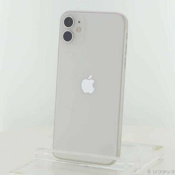 中古品〕 iPhone11 64GB ホワイト MHDC3J／A SIMフリー【262】 - メルカリ