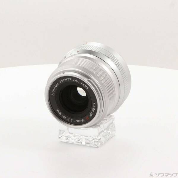 中古品〕 フジノンレンズ XF23mmF2 R WR シルバー【262】 - メルカリ