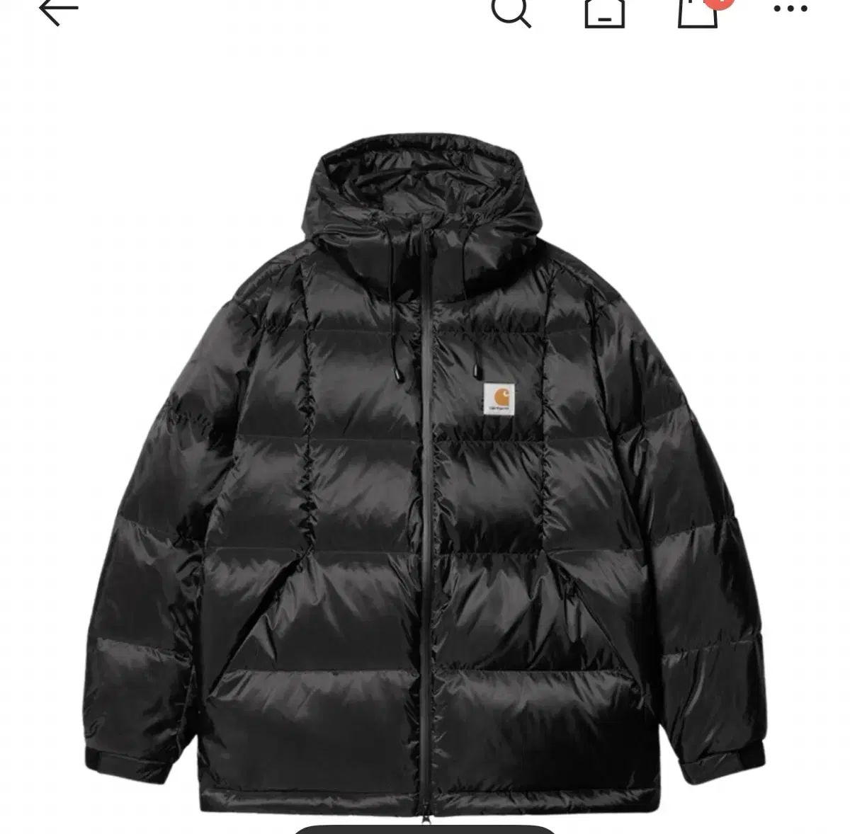 Carhartt WIP アスペン ブラック ダウン ジャケット XS - メルカリ