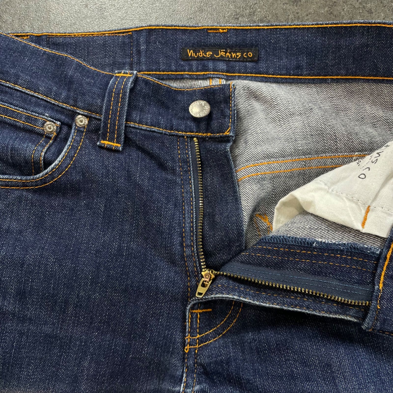 イタリア製 Nudie Jeans THIN FINN Denim Skinny Jeans ヌーディー 
