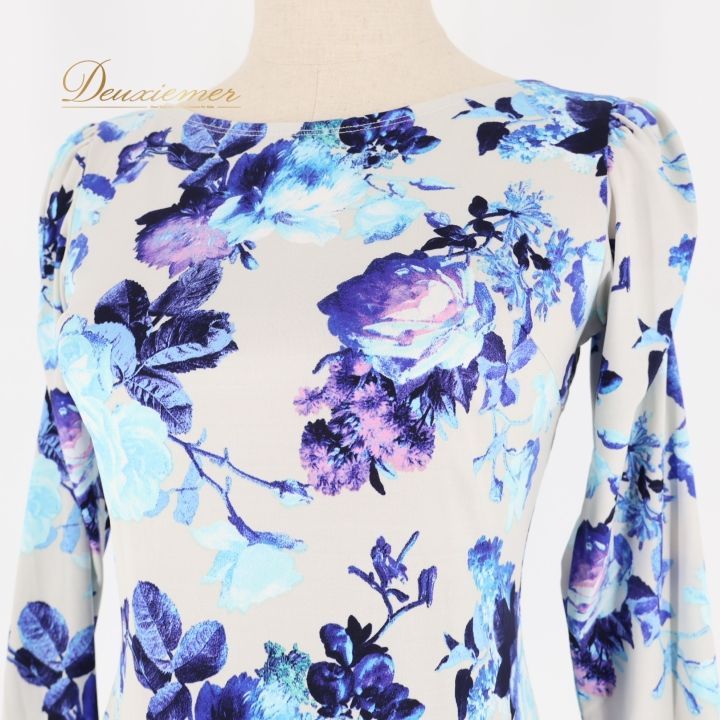 社交ダンス 衣装 トップス ブラウス グレイ系 チャコットロイヤル