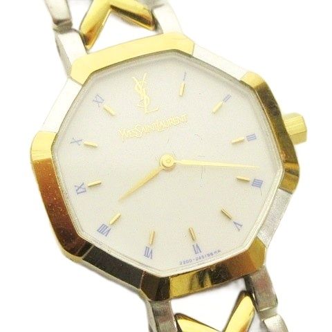 イヴサンローラン YVES SAINT LAURENT オクタゴン 腕時計 2200-226313