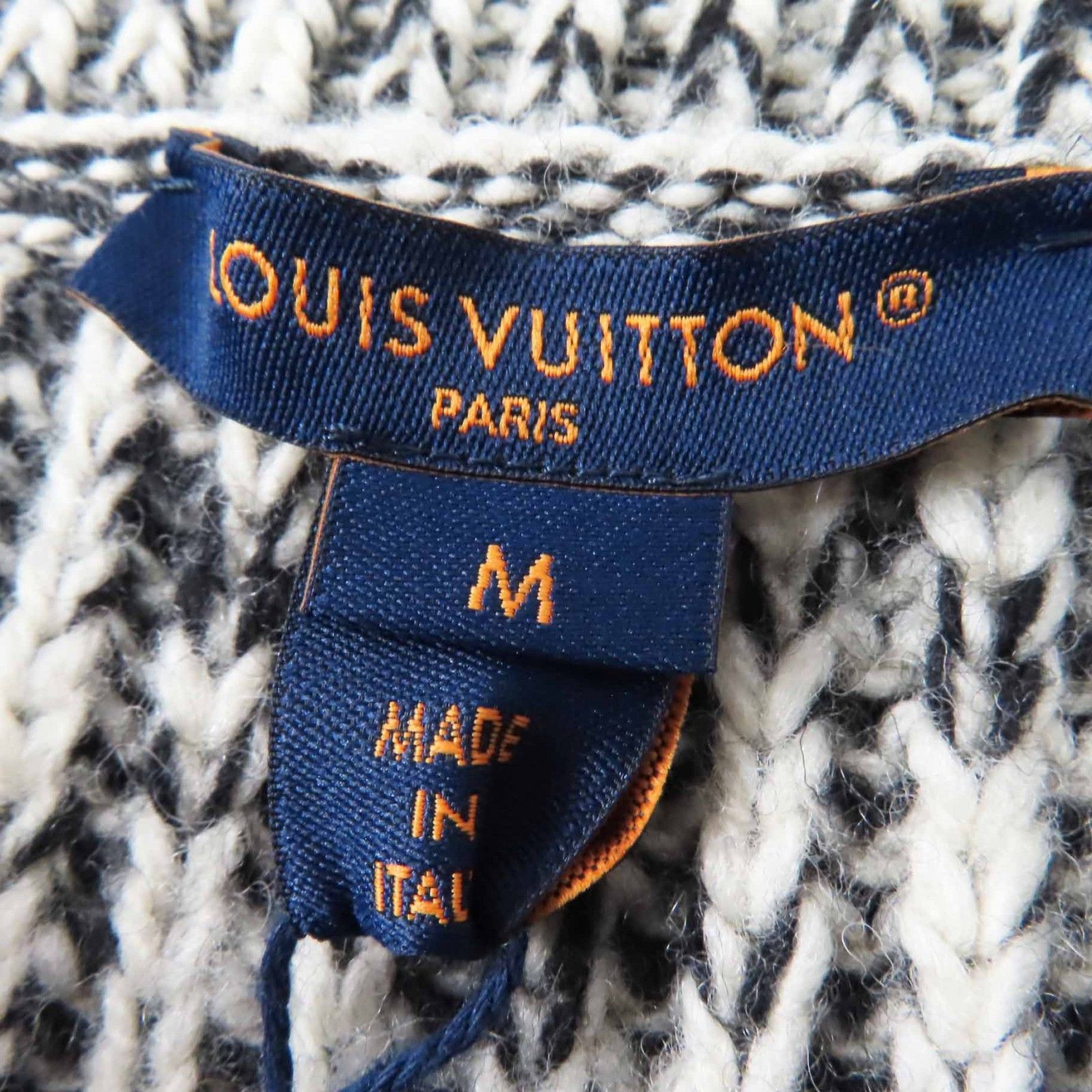 未使用品◎LOUIS VUITTON ルイヴィトン 23AW ウール コットン レザー