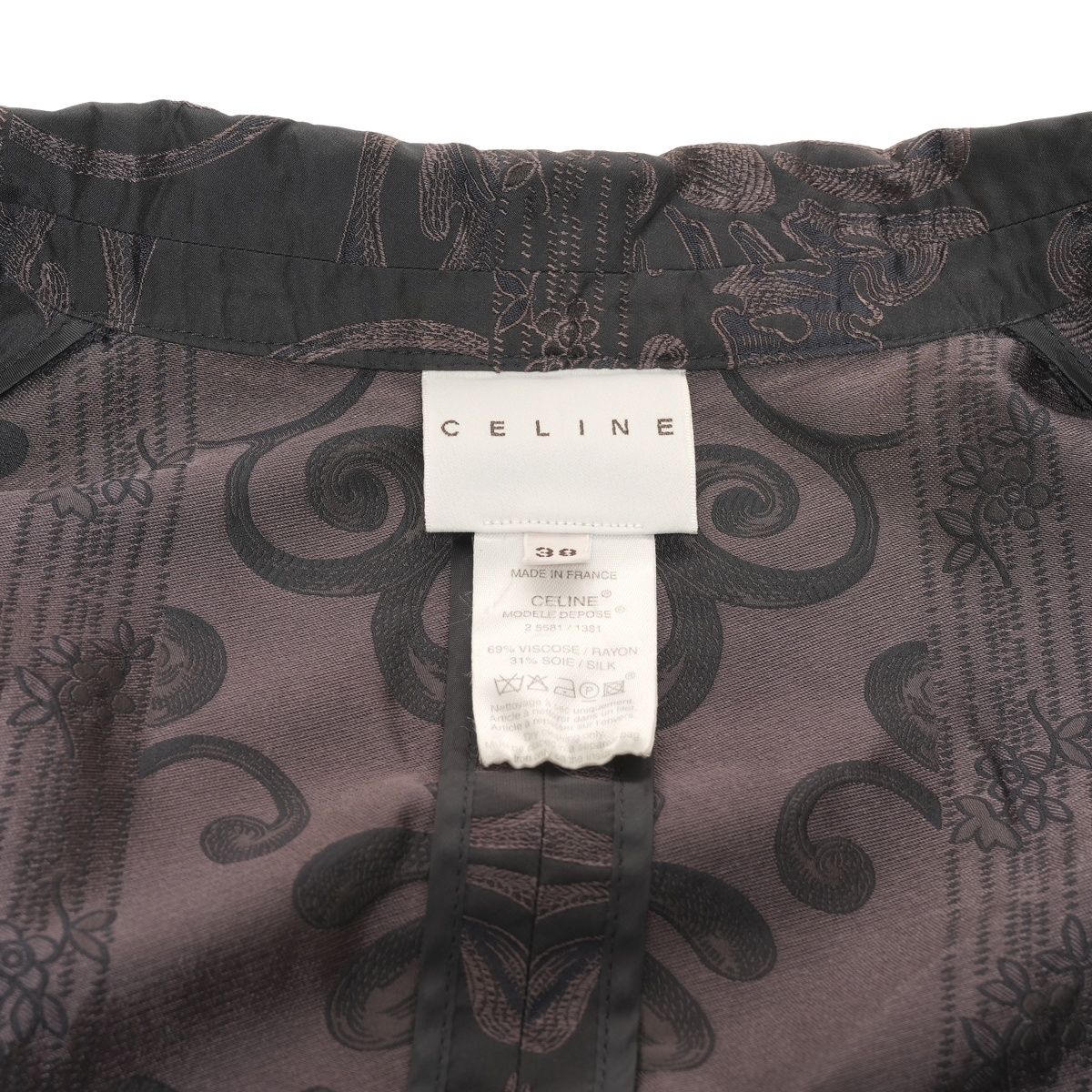 CELINE セリーヌ セットアップ 花柄 刺繍 Size:38 セットアップ