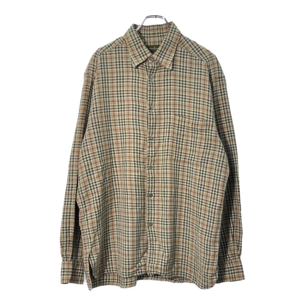 イタリア製 Ermenegildo Zegna エルメネジルドゼニア 長袖シャツ