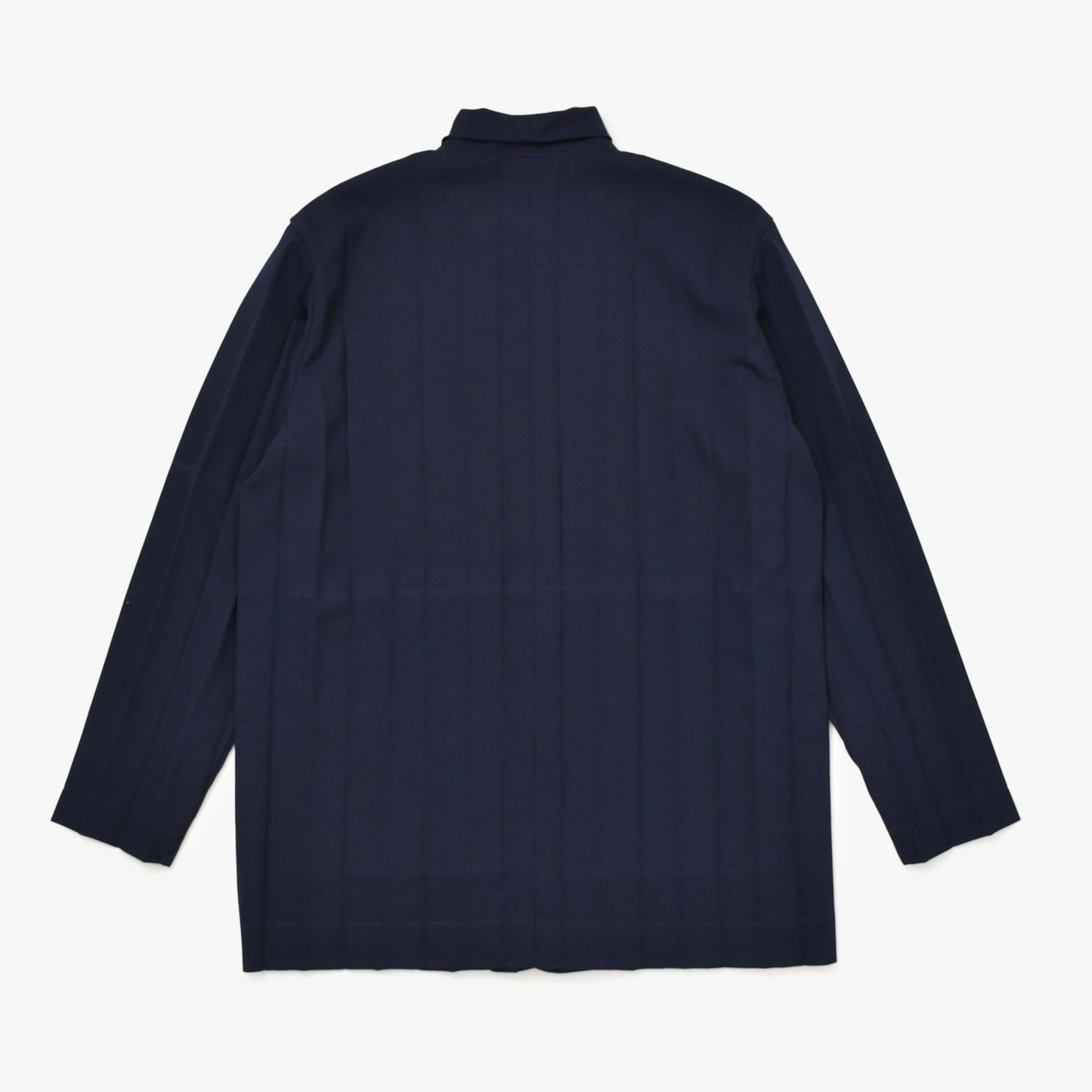 HOMME PLISSE オム プリッセ ショートプリーツジャケット ネイビー 中古・古着通販】HOMME PLISSE ISSEY MIYAKE (オムプリッセ イッセイ