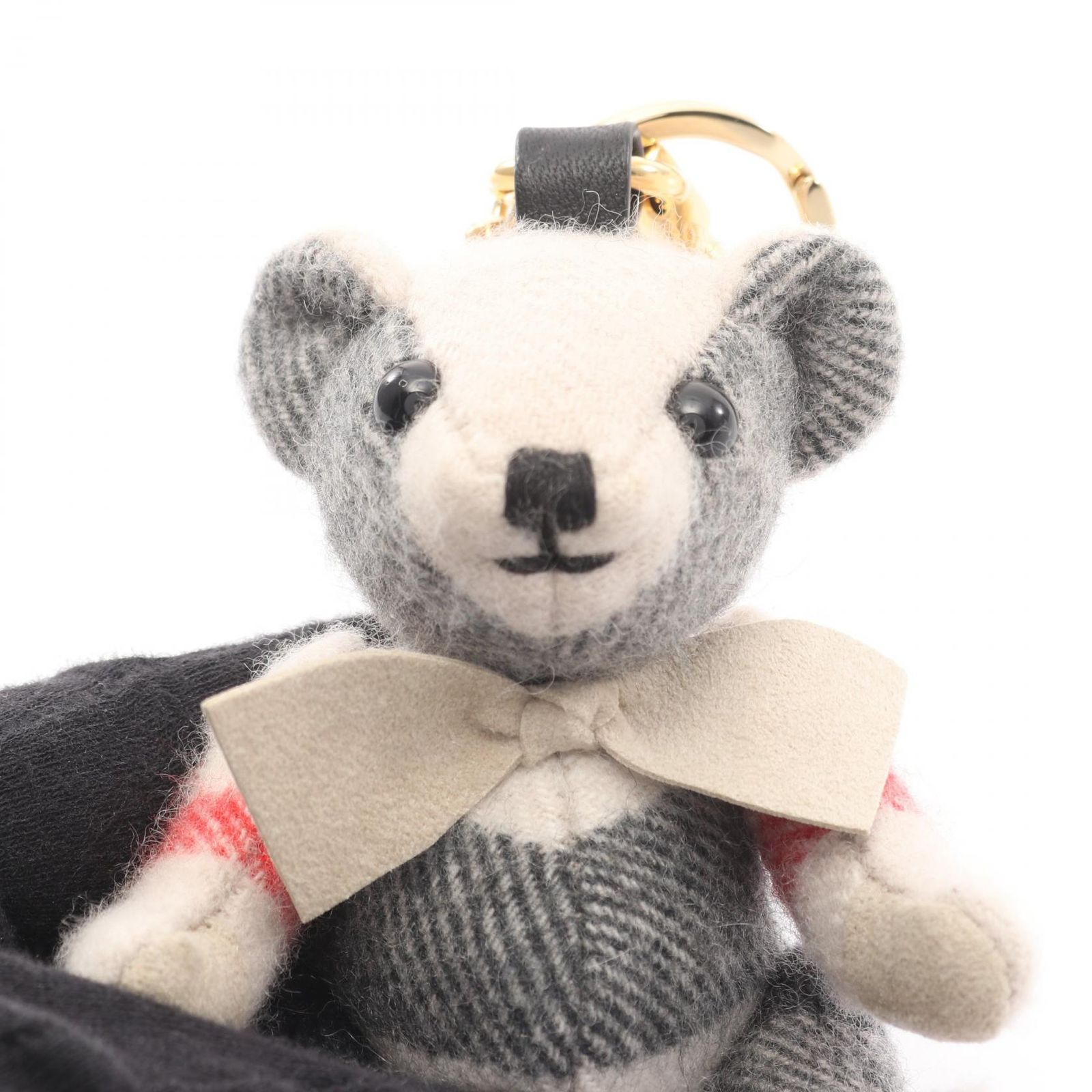 バーバリー BURBERRY キーホルダー トーマスベア チャーム グレー