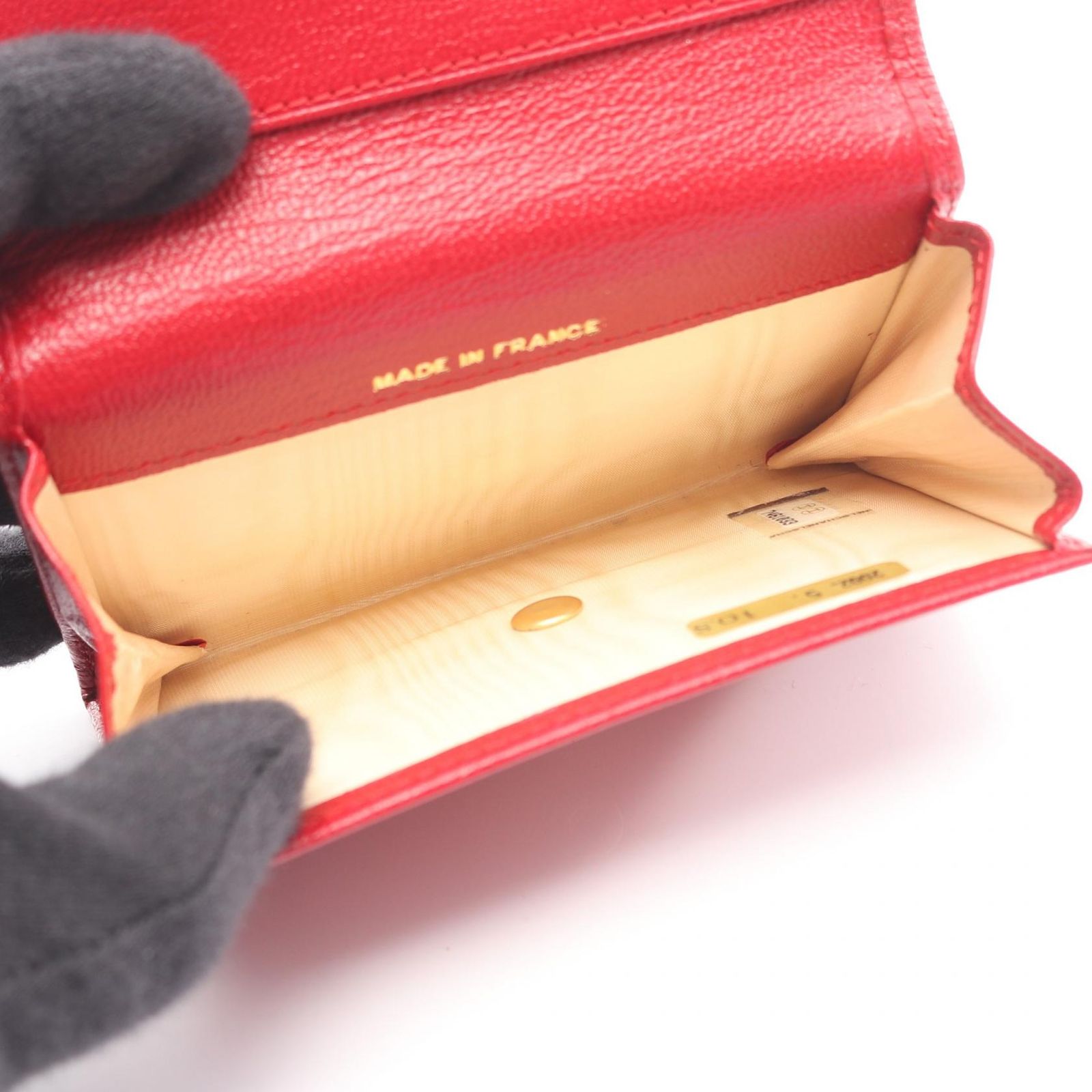 シャネル CHANEL カードケース ココマーク ゴートスキン（山羊革