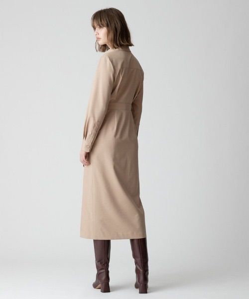 美品24AW allureville ソモウライクポリカシュクールワンピース M セール】ソモウライクポリカシュクールワンピース（ワンピース