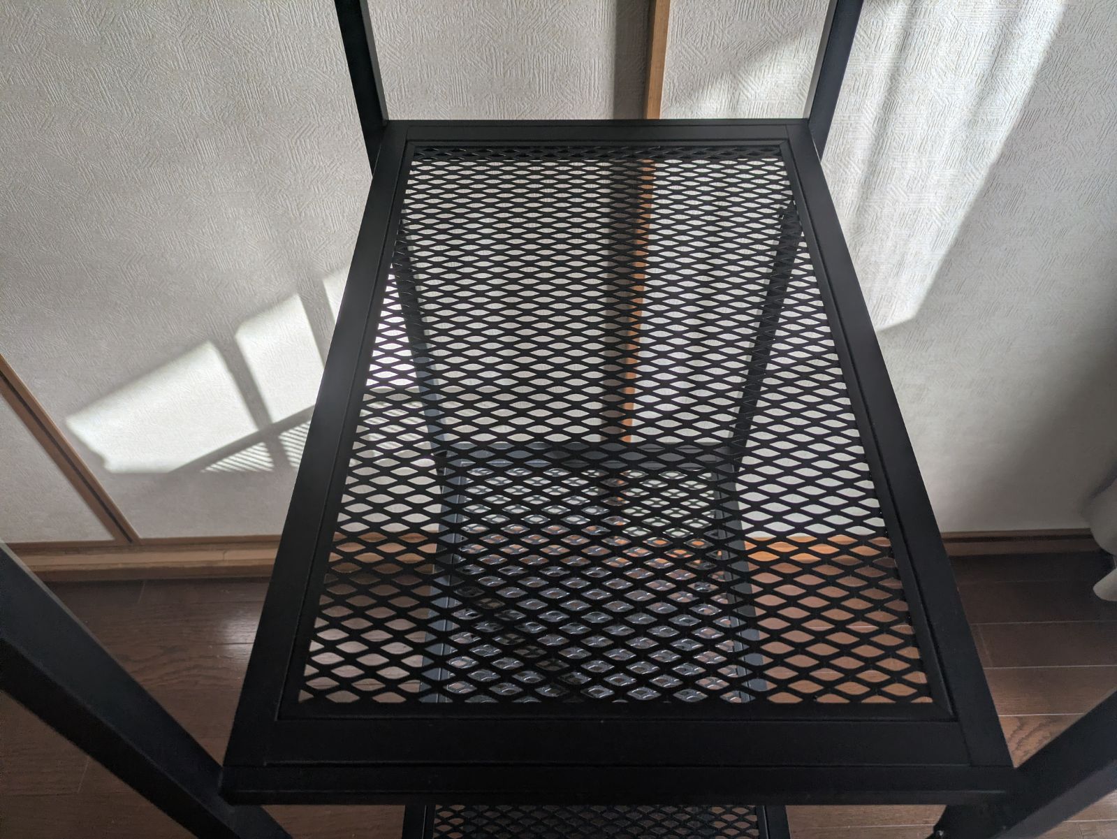 IKEA FJÄLLBOフィエルボ スチールラック 3段 木製 天板 - メルカリ