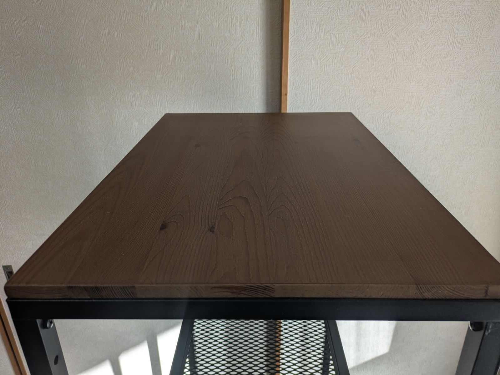 IKEA FJÄLLBOフィエルボ スチールラック 3段 木製 天板 - メルカリ