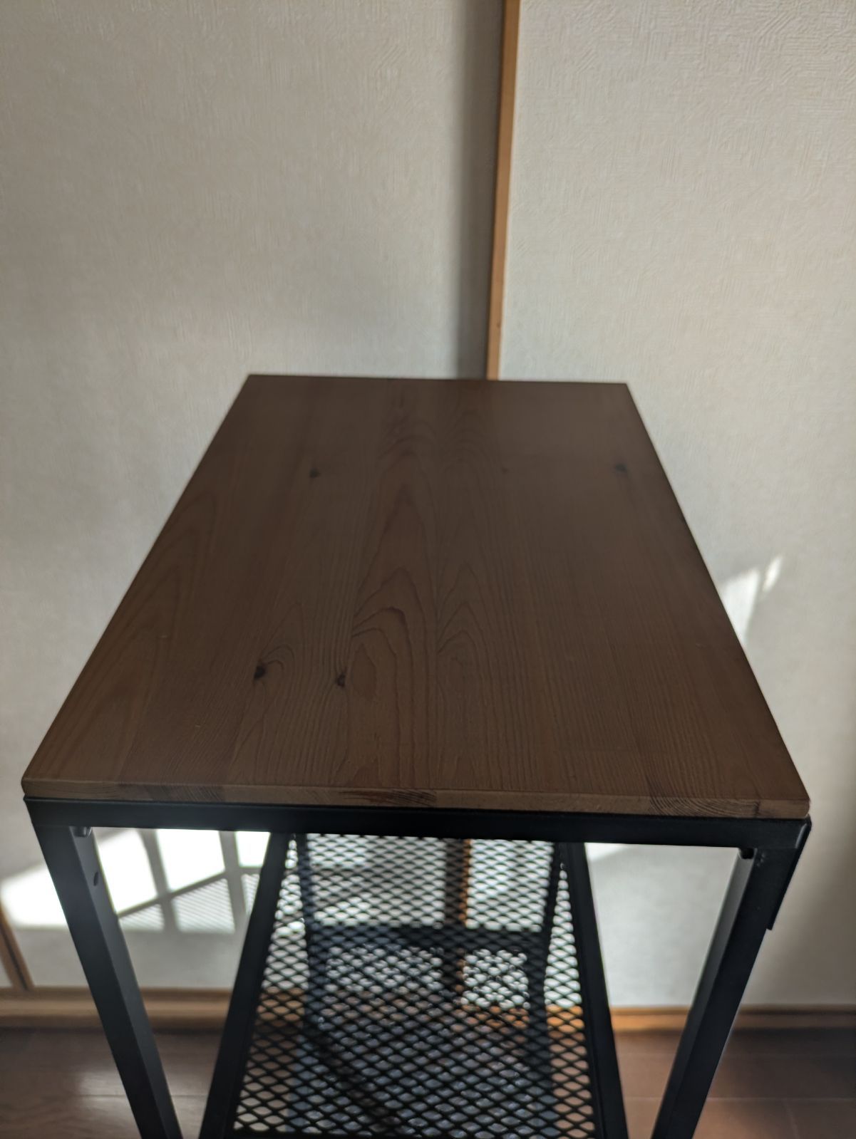 IKEA FJÄLLBOフィエルボ スチールラック 3段 木製 天板 - メルカリ