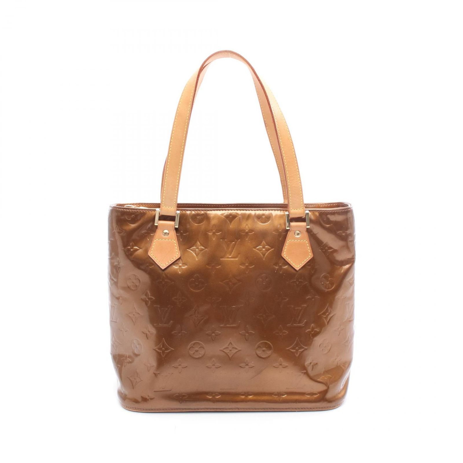 ルイ ヴィトン LOUIS VUITTON トートバッグ ヒューストン M 91122 ブロンズ レザー レディース B