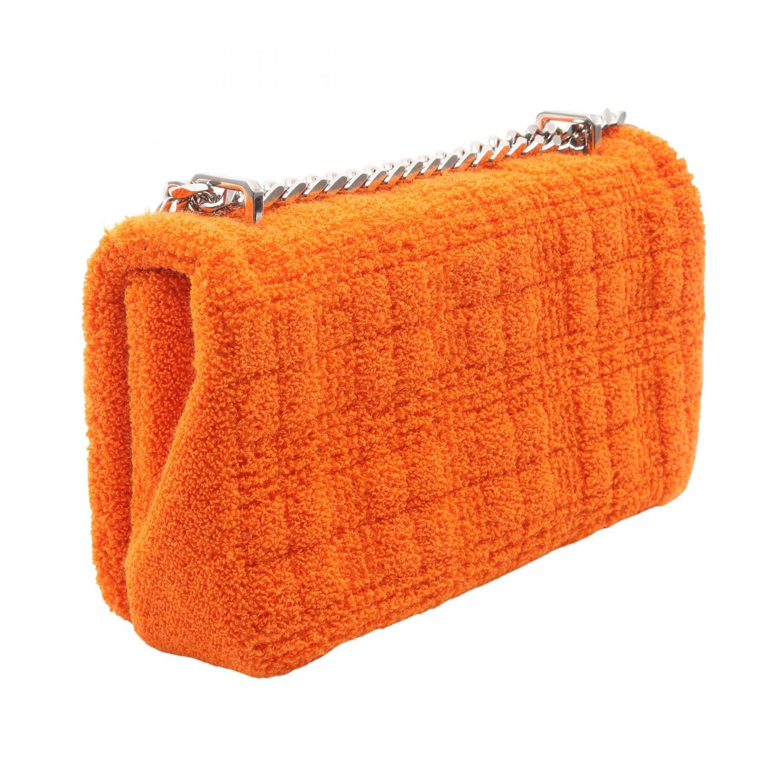 バーバリー BURBERRY ショルダーバッグ ローラバッグ スモール オレンジ その他 ローラー パイル チェーンショルダー レディース A