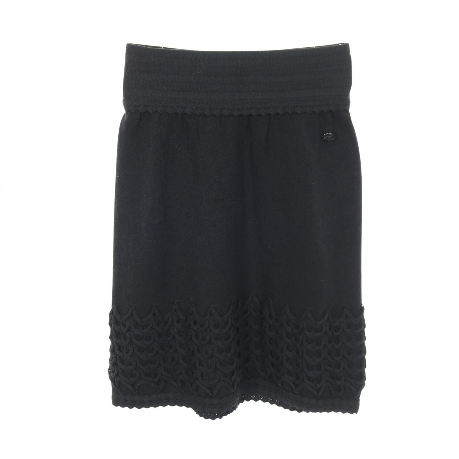 シャネル CHANEL スカート ココマークボタン ニット P41981K03209