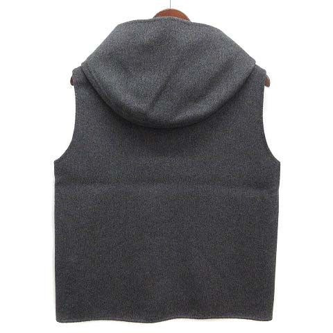 ♥品 セオリー Theory ウール カシミヤ フード ジップ ベスト DIVIDE GC HOOD ZIP VEST グレー P 4309603