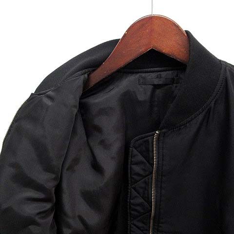 【廃盤】UNIQLO +J MA-1 ブラック Lサイズ 入手困難 美品】UNIQLO ＋J JIL SANDER MA1 大きいサイズ ビック