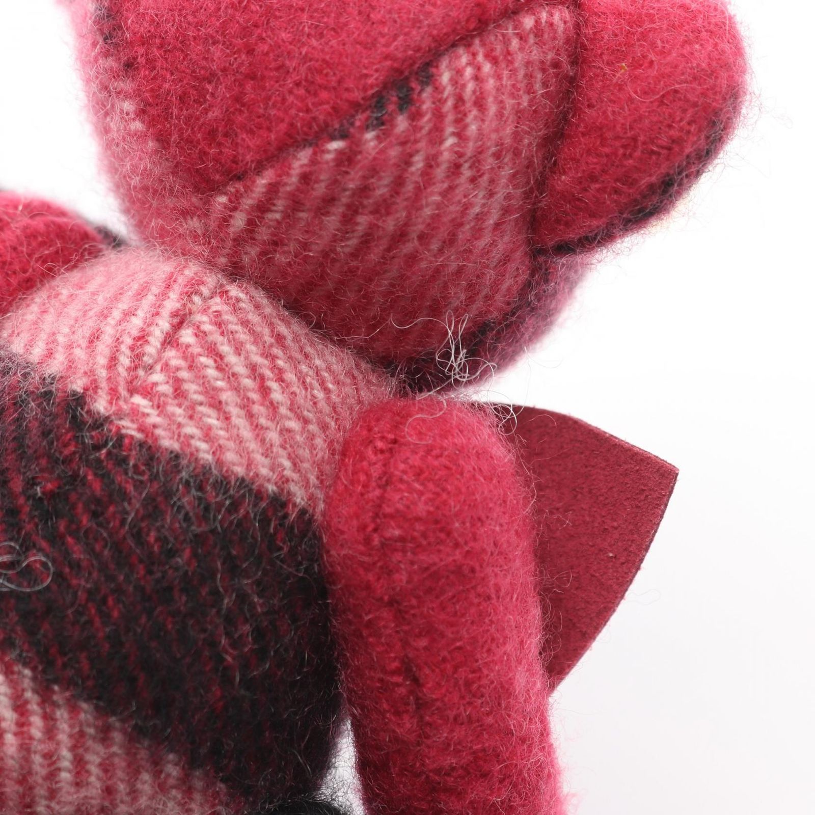  バーバリー BURBERRY キーホルダー トーマスベア チャーム ワインレッド レザー レディース A キーホルダー キーリング 小物