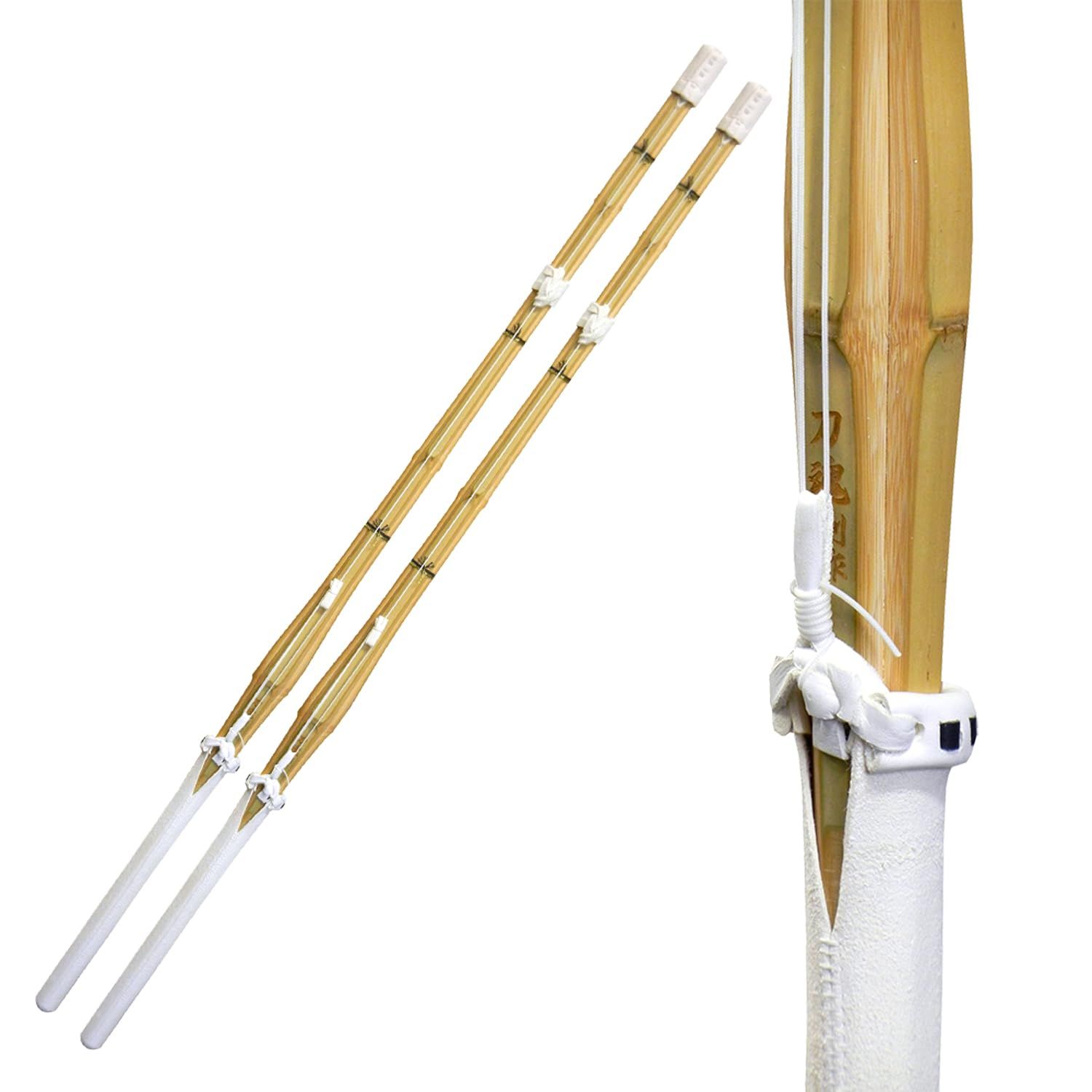 刀魂別作 真竹 八角小判型 吟柄風仕組完成品 2本1組セット 3.6尺 小学生用