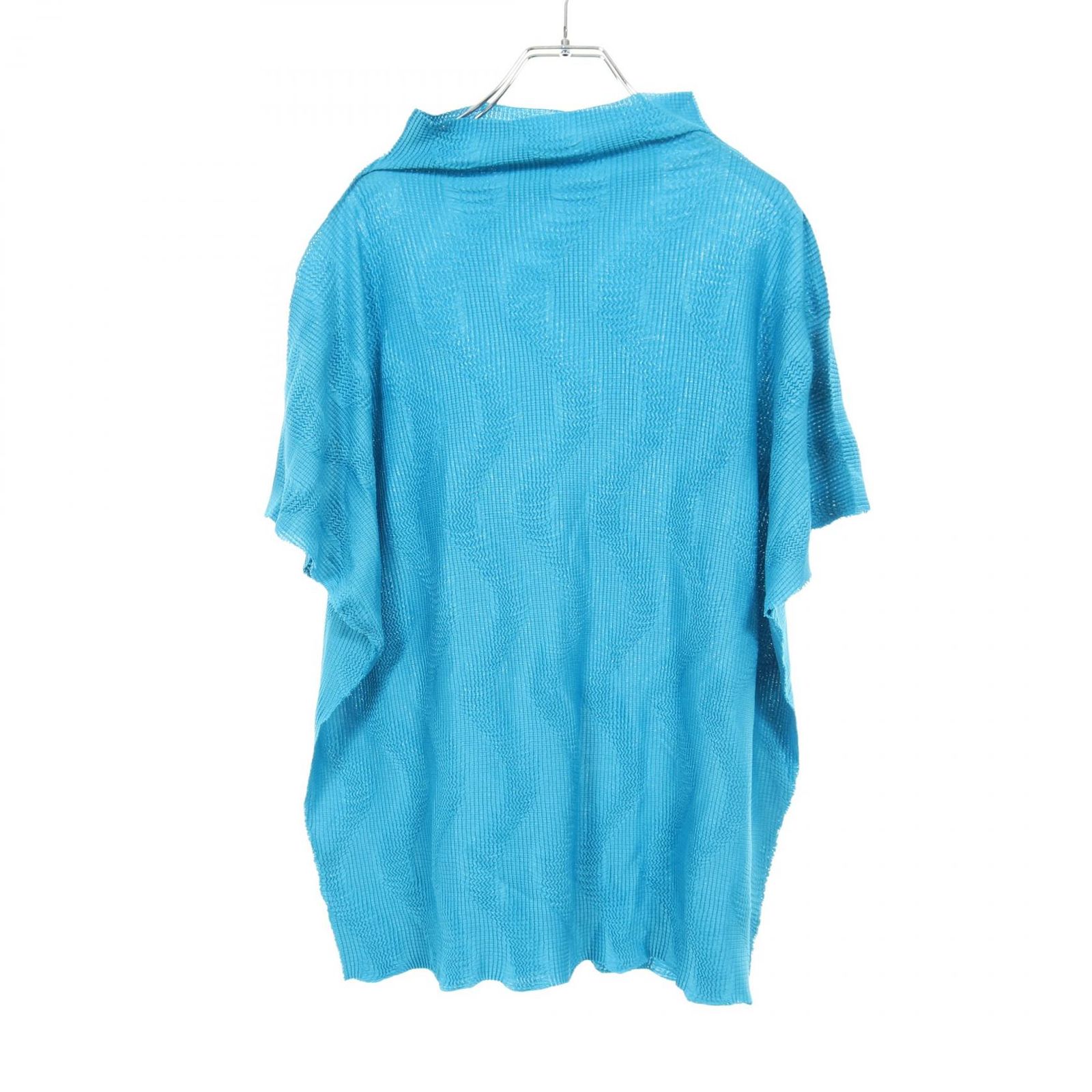 ミー イッセイミヤケ me ISSEY MIYAKE カットソー WAVE KNIT STRETCH