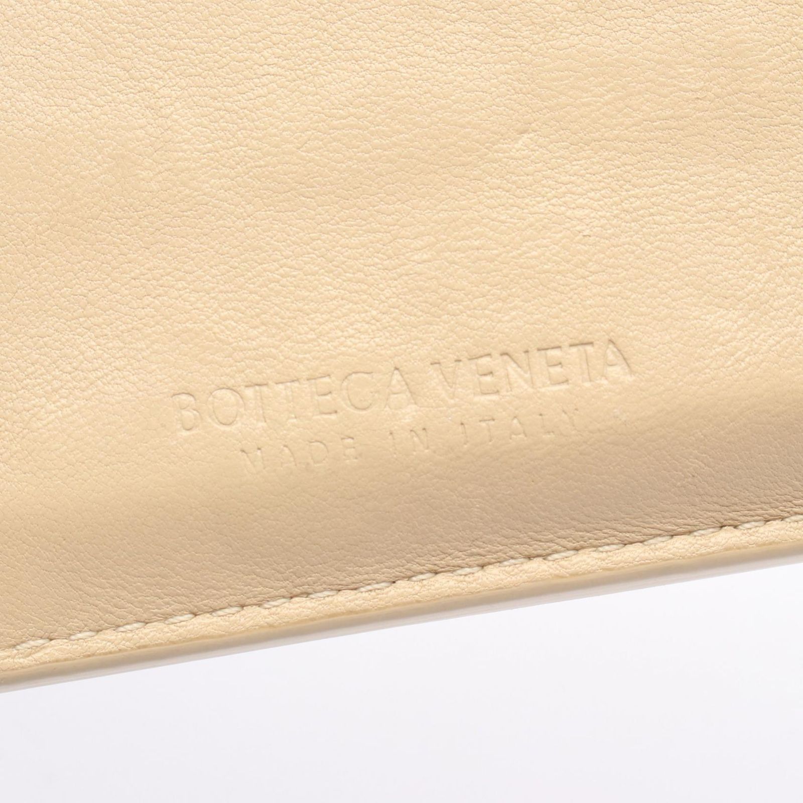 BOTTEGA VENETA ベージュレザーケース ボッテガヴェネタ BOTTEGA VENETA カードケース 名刺入れ マキシ