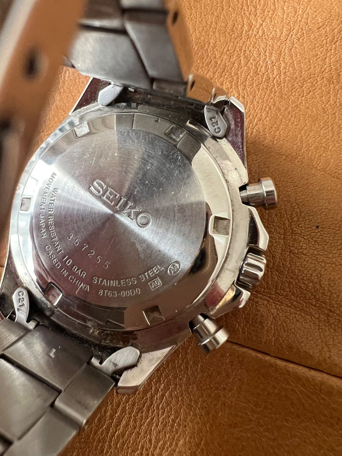 セイコー☆クロノグラフ☆クオーツ☆8T63-00D0☆稼働品☆時計 - メルカリ