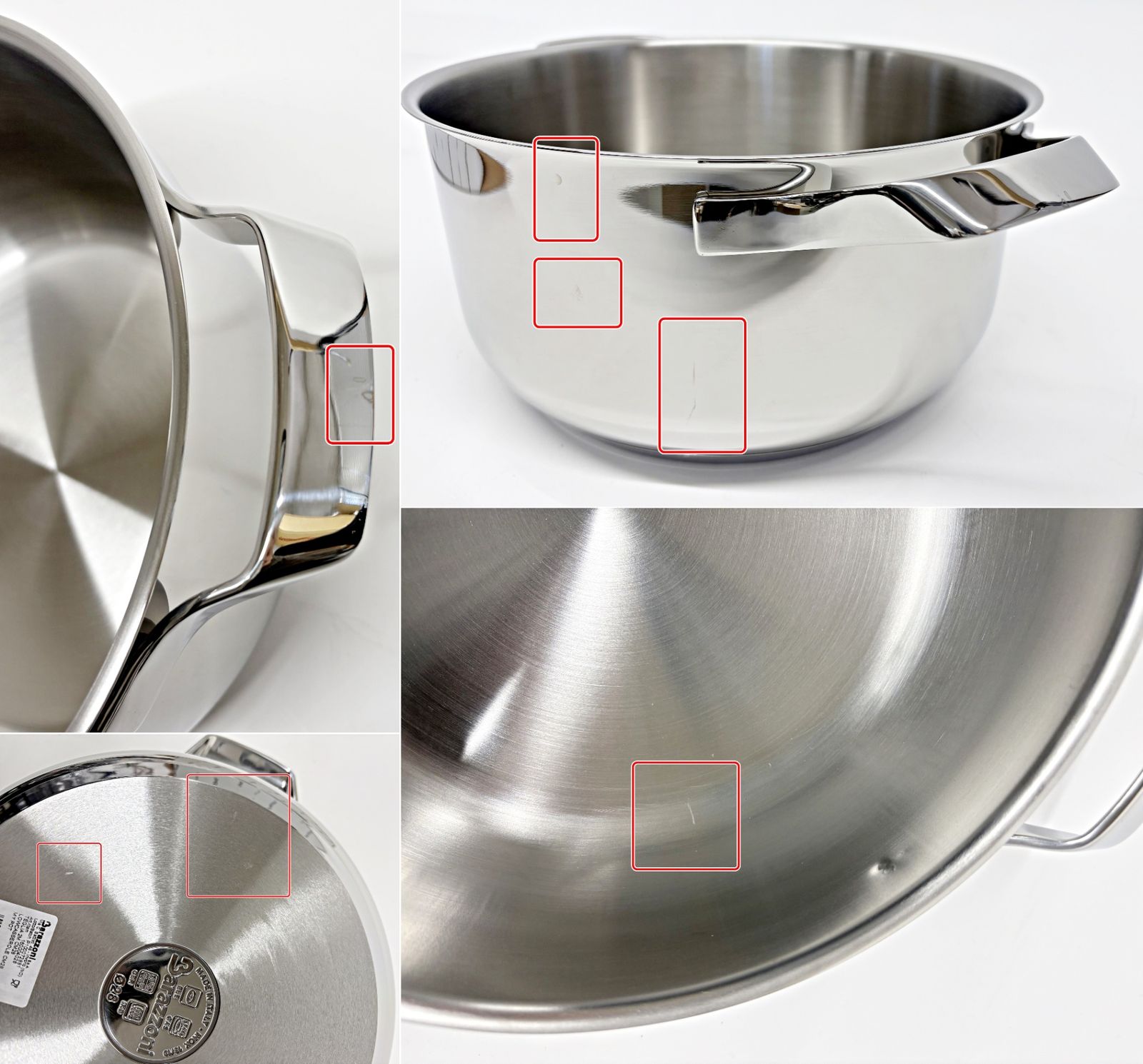 訳あり Barazzoni 鍋 ふた セット 10点 MY POT MYPT5-144 両手鍋 片手