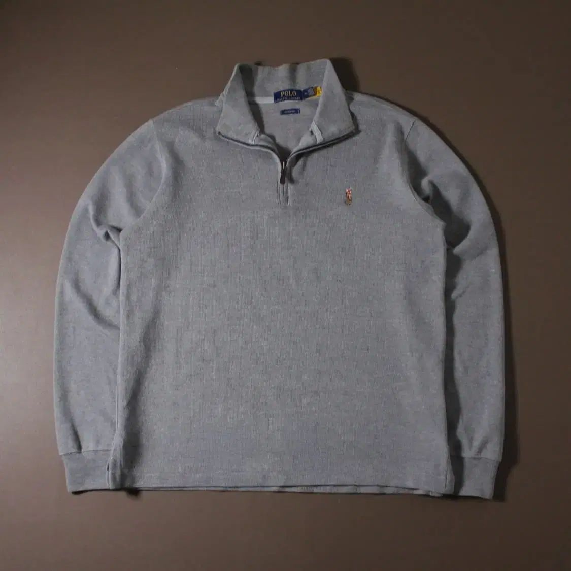 Polo ポロ ラルフローレン 新モデル グレー ハーフジップアップ