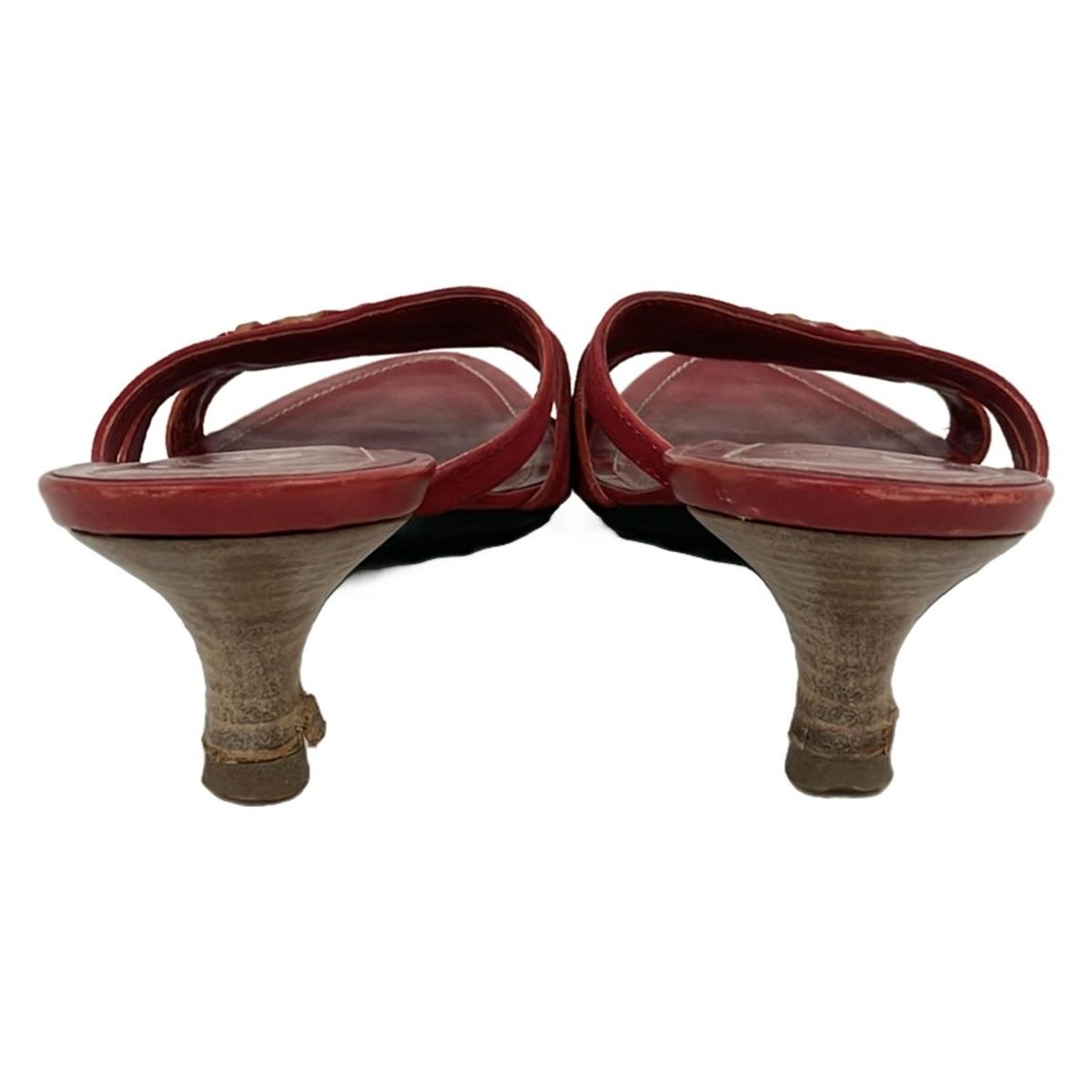 TOD'S(トッズ) ミュール 36 レディース - レッド レザー - メルカリ