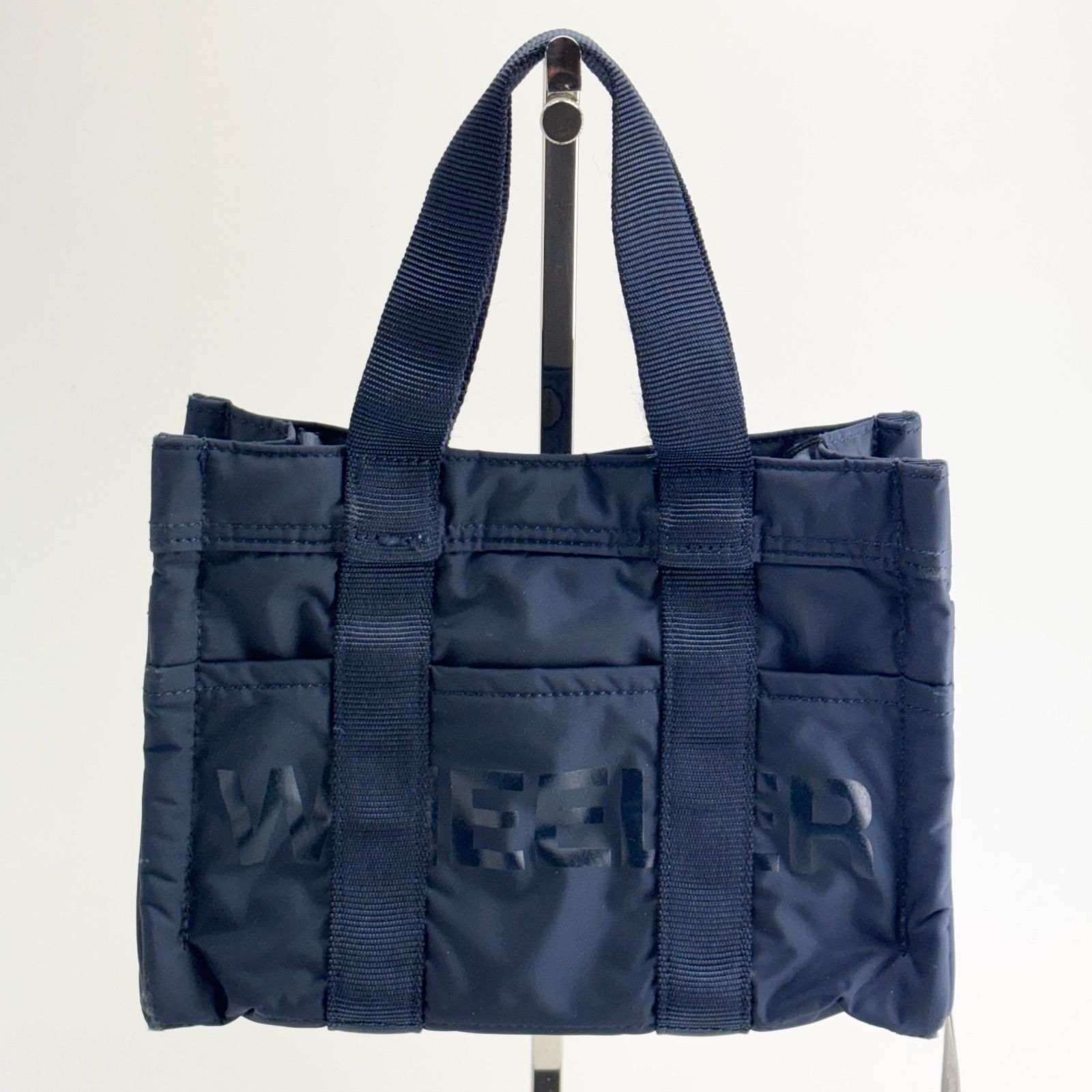 未使用同様 LOOPWHEELER × RAMIDUS 2WAY ミニ トートバッグ ネイビー