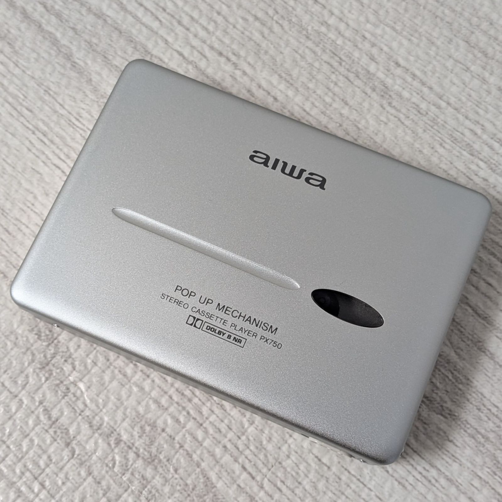 aiwa アイワ ステレオカセットプレーヤー PX750 ジャンク 通電確認済