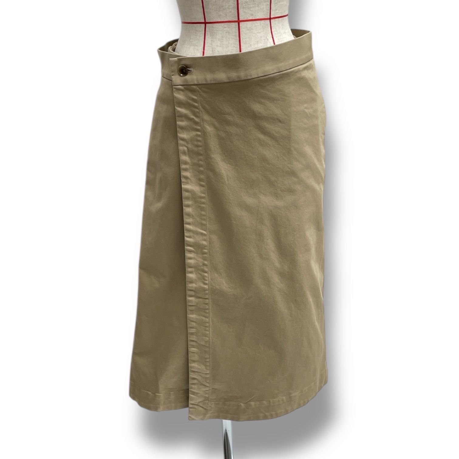 タグ付 ♥ TEECHI ティーチ チッパースカートパンツ チノ 2 way ロングスカート ショートパンツ ベージュ サイズ38 レディース 春 ゴーゴー No.1465