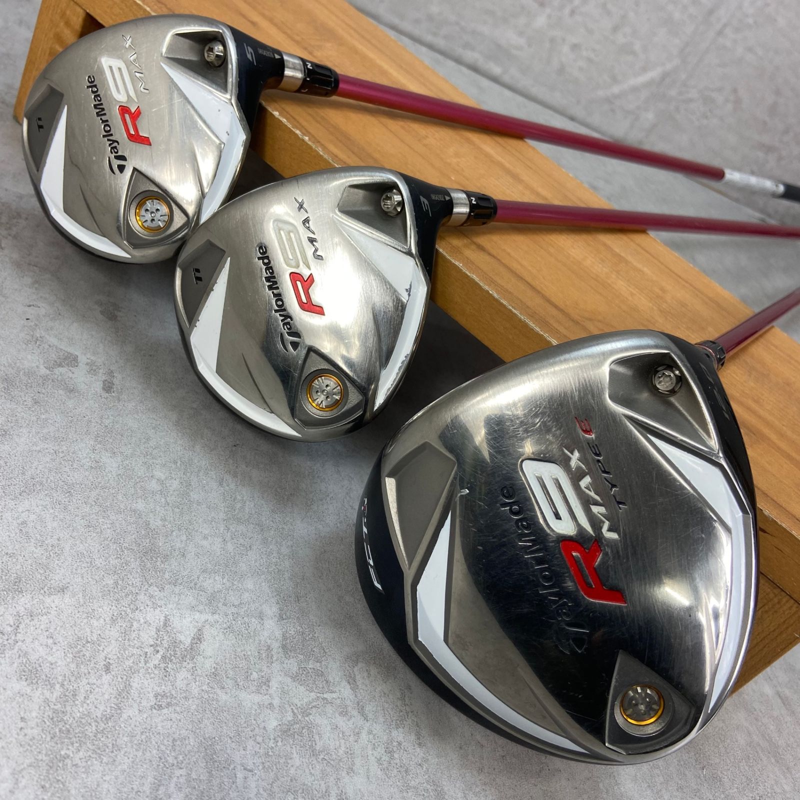 テーラーメイド R9 MAX レディースゴルフ ウッド3本セット L 右利き用