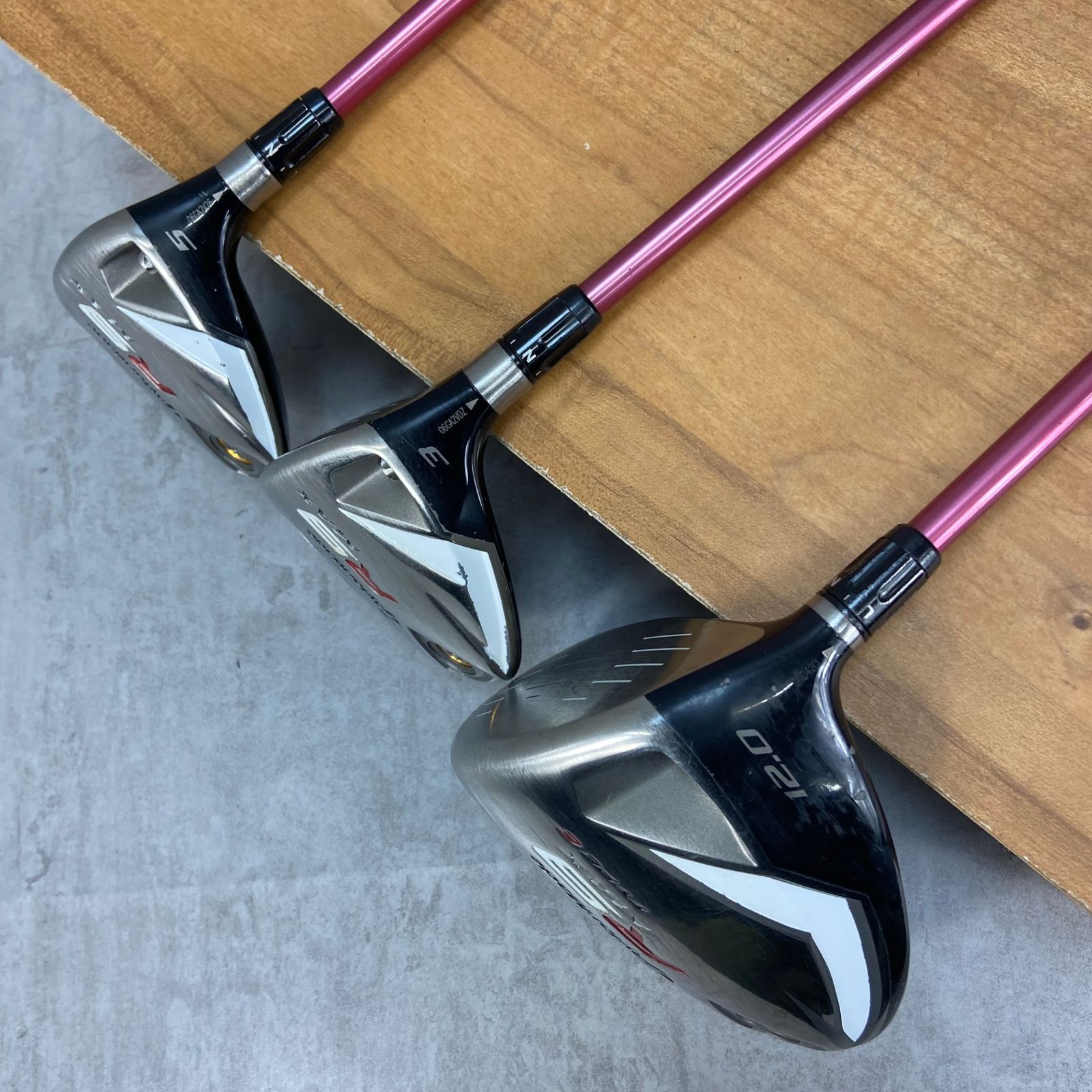 テーラーメイド R9 MAX レディースゴルフ ウッド3本セット L 右利き用