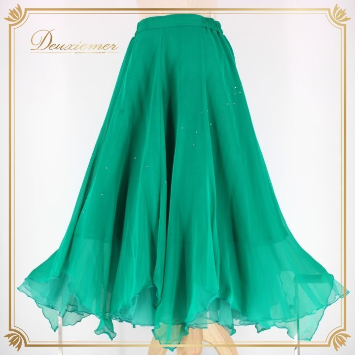 社交ダンス 衣装 スタンダード スカート レッスンウェア レディース