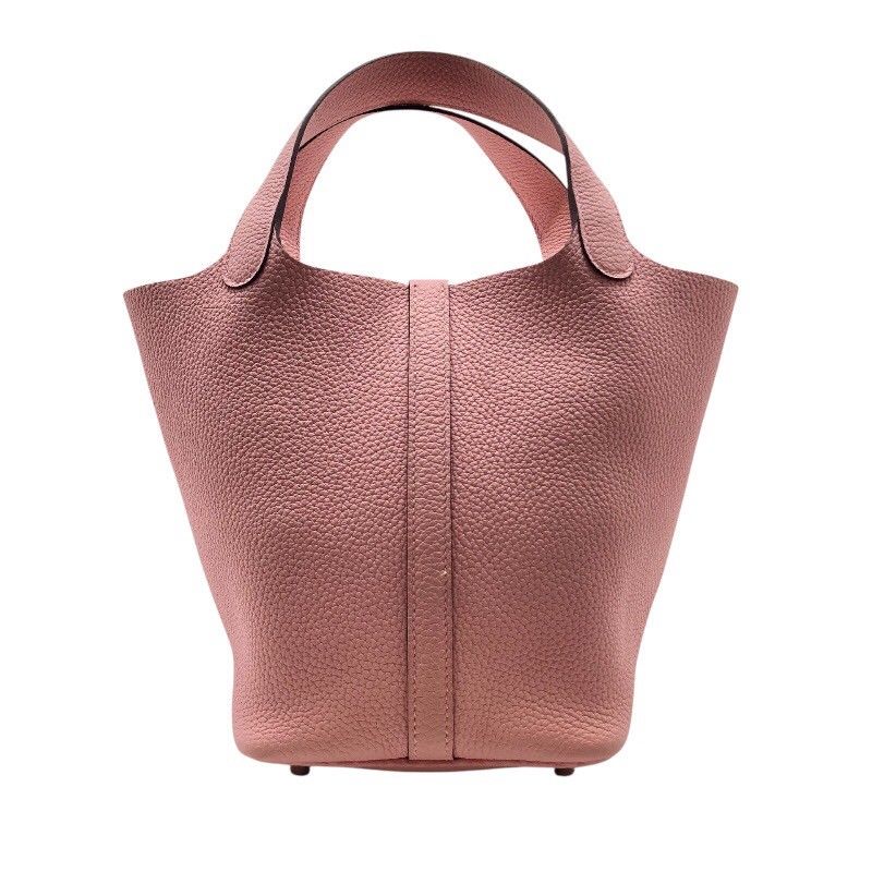 エルメス HERMES ピコタンロックPM U刻 ローズサクラ/シルバー金具