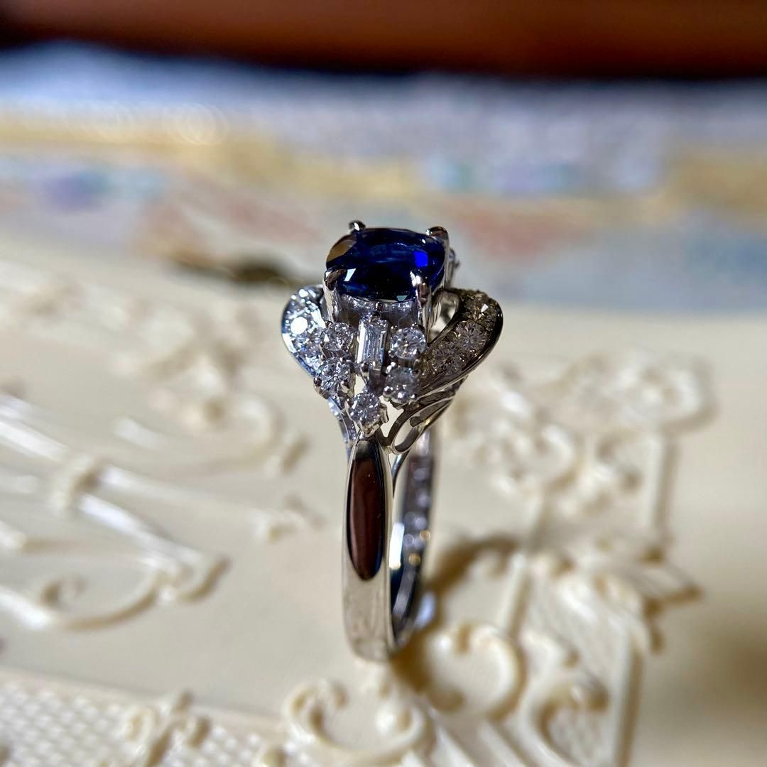 非加熱ロイヤルブルーサファイア1.96