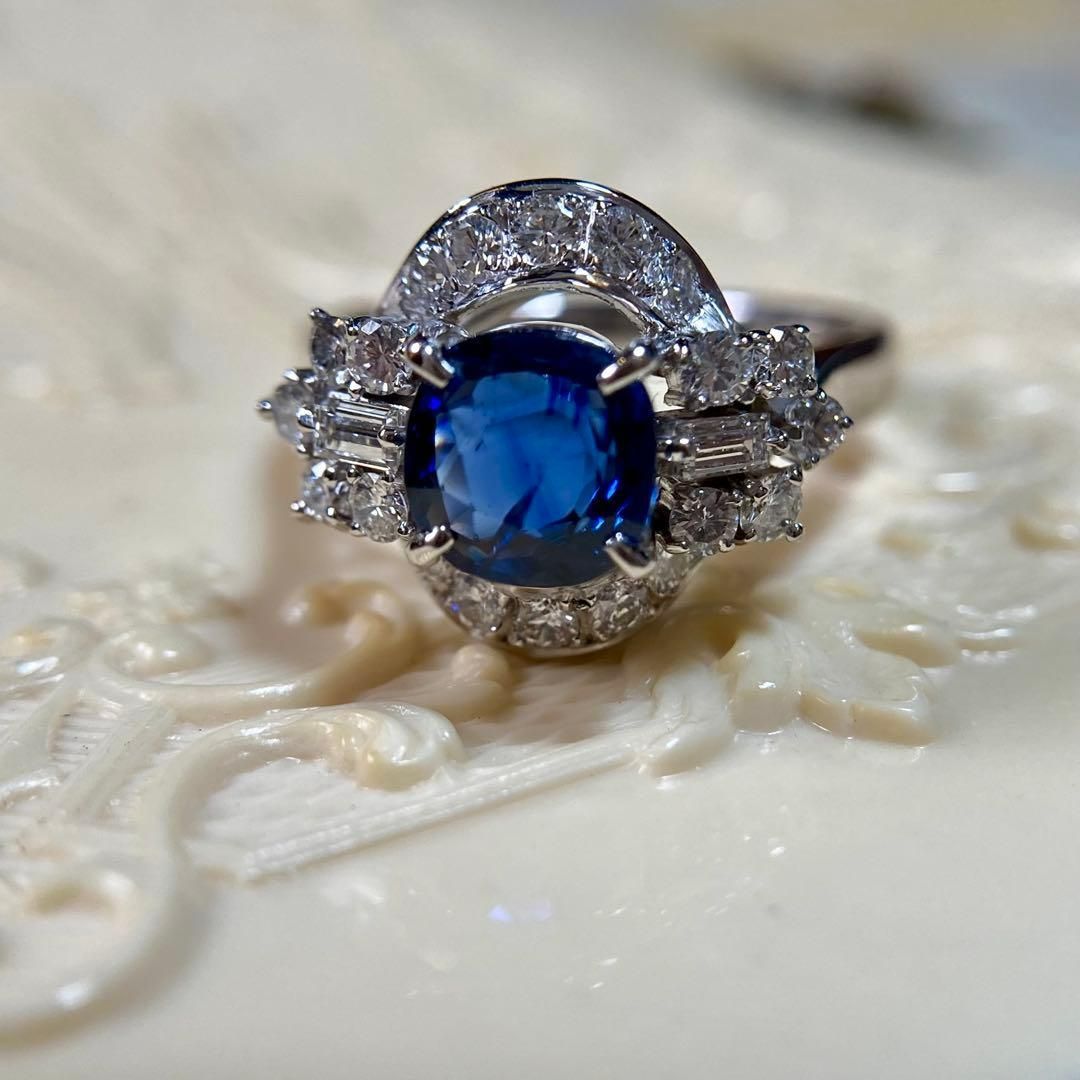 非加熱ロイヤルブルーサファイア1.96 ct